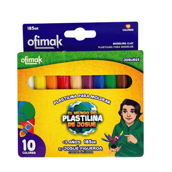 JOSUE03/PLASTILINA PARA MODEAR PRESENTACION 10 UNIDADES BULTO 60