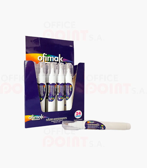 OK34 CORRECTOR LAPIZ PRESENTACION 24 UNID BULTO 24 PAQUETES CONTENIDO 7ML