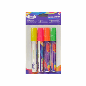 OK528 MARCADOR VIDRIO PRESENTACION 4 UNIDADES BULTO 72 CAJAS